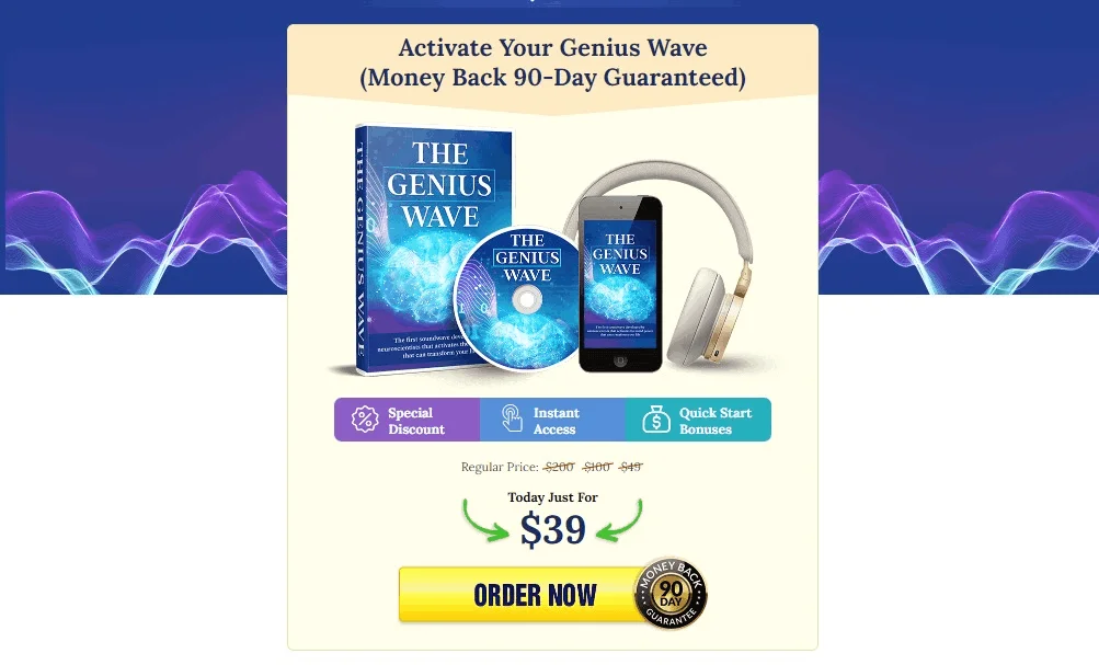 the genius wave  buying option